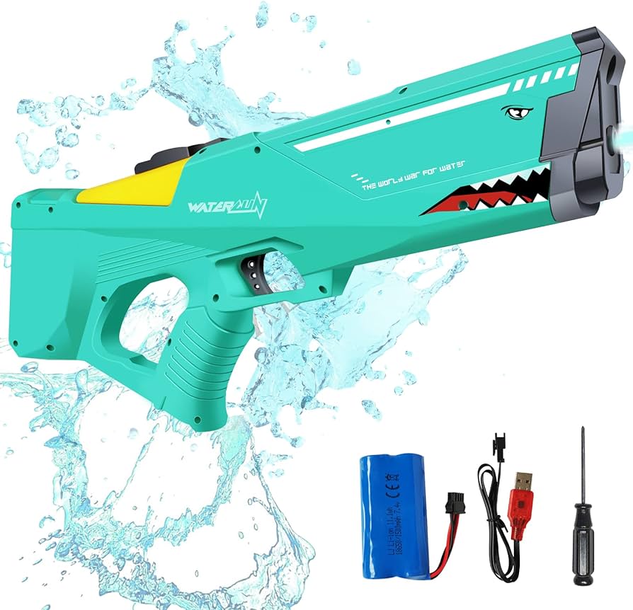 Pistola De Agua Eléctrica Shark